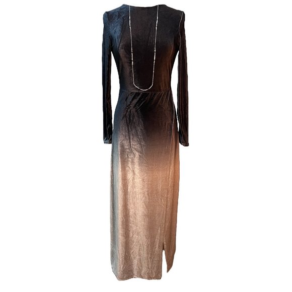 Ombre velvet dress hot sale